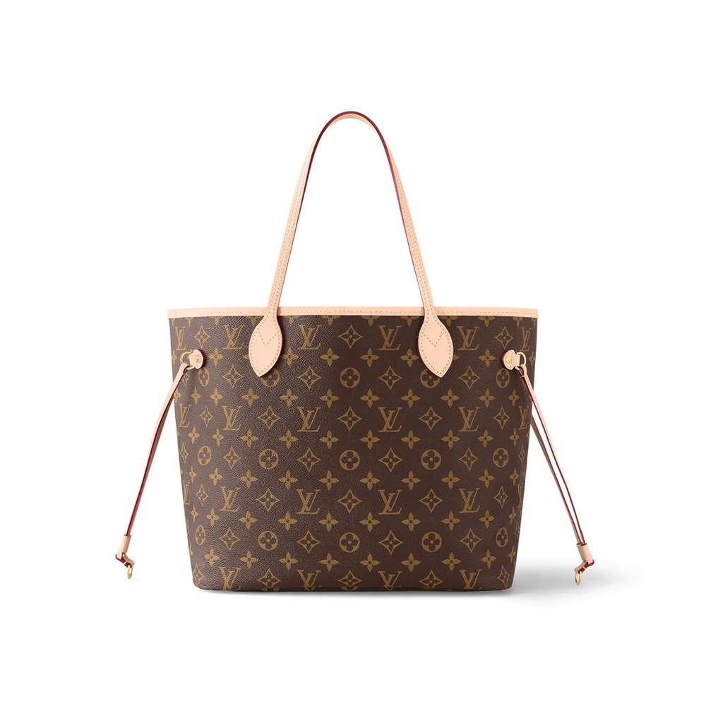 LV Neverfull mm red interior includes Pochette and box, dust bag